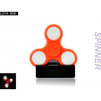 Fidget spinner Svítící ČERVENÝ