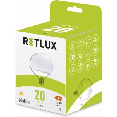 Retlux RLL 467 G120 E27 LED žárovka Big Globe 20W – Sleviste.cz
