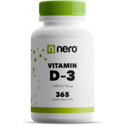 Nero Vitamin D3 2000 IU 365 tablet – Hledejceny.cz