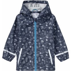 Lupilu chlapecká nepromokavá bunda námořnická modrá / vzor