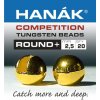 Rybářské lanko Hanák Tungstenové kuličky Competition ROUND+ Zlatá 2,0mm 20ks