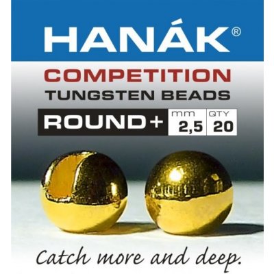 Hanák Tungstenové kuličky Competition ROUND+ Zlatá 3,0mm 20ks – Zboží Mobilmania