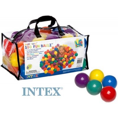 Intex Míčky 6,5 cm set do hracích koutů nebo bazénů 49602 – Zbozi.Blesk.cz