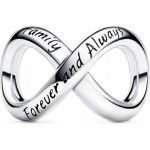 Charms Pandora nekonečna „Navždy s tebou“ 793243C00 – Zboží Mobilmania