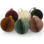 Retlux RXL 486 Sada vánočních papírových ozdob 7 cm 6 ks – Zboží Dáma