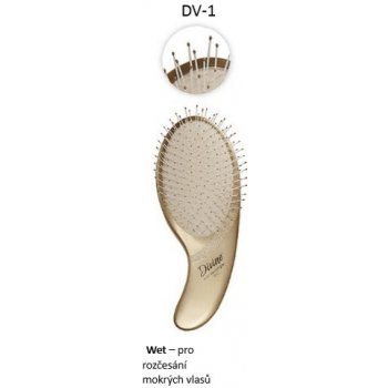 Olivia Garden Divine Wet kartáč na rozčesávání mokrých vlasů detangler