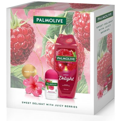Palmolive Delight sprchový gel 500 ml + Roll on 50 ml + skřipec do vlasů dárková sada – Zbozi.Blesk.cz