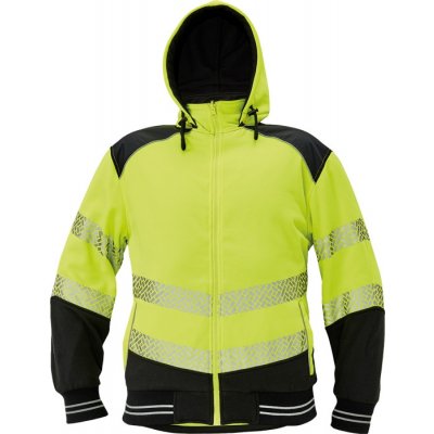 Cerva KNOXFIELD PROFI HI-VIS Reflexní oboustranná mikina žlutá / černá 0301054570007 – Zboží Mobilmania