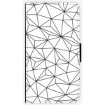 Pouzdro iSaprio - Abstract Triangles 03 Samsung Galaxy J7 2017 černé – Zboží Mobilmania
