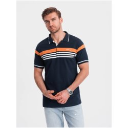 Ombre Clothing Polo tričko Tmavě modré