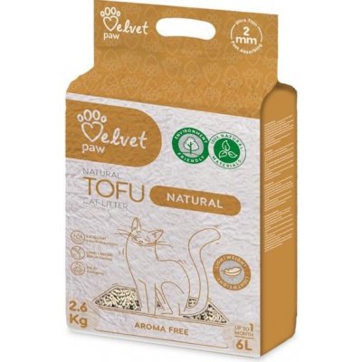Velvet Paw Tofu Natural 6 l – Zboží Dáma