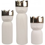 Vánoční svícny Tři králové z porcelánu 6 x 21 cm (sada) – Hledejceny.cz