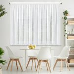 EUROFIRANY ZÁCLONA NA PÁSCE LUCY 400X150 CM BÍLÁ – Hledejceny.cz