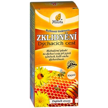 Bylinná Tinktura Zklidnění dýchacích cest 100 ml