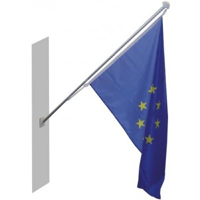 Komplet fasádní držák na vlajku luxusní + tyče - Dvouramenný – Hledejceny.cz