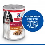 Hill's Science Plan konzerva pro dospělé psy s krůtím 370 g – Sleviste.cz
