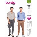 Střih Burda zelený 5722 - pánské kalhoty, kalhoty se sklady – Zboží Dáma