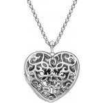 Hot Diamonds Přívěsek Large Heart Filigree Locket DP669 – Zboží Mobilmania