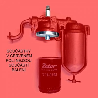 Sada na přestavbu na plnoprůtokový olejový filtr pro Zetor 25 | PPF-Z25 | AGROAD – Sleviste.cz