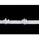 Záclonovka 3 skladová šíře 25 mm Varianta: bílá, Balení: 50 m – Zboží Dáma