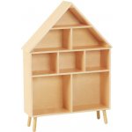 eliNeli Montessori dětská knihovna (regál) - domeček – Sleviste.cz