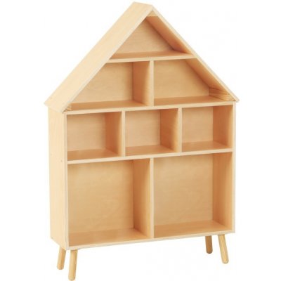 eliNeli Montessori dětská knihovna (regál) - domeček – Sleviste.cz