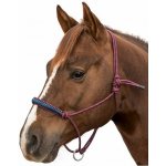 Westernwelt Provazová ohlávka LproWest Bicolor vínová – Zboží Mobilmania