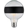 Žárovka Paulmann LED Globe 6,5 W E27 dekorativní černá mat teplá bílá stmívatelné