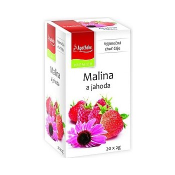 Apotheke Malina a jahoda s echinaceou čaj 20 x 2 g