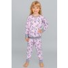 Dětské pyžamo a košilka Dívčí pyžamo Ovečky růžové