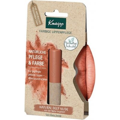 Kneipp Barevná péče o rty Natural Deep Nude 3,5 g – Hledejceny.cz
