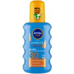 Nivea Sun Protect & Bronze olej na opalování spray podporující zhnědnutí SPF30 200 ml – Zboží Dáma