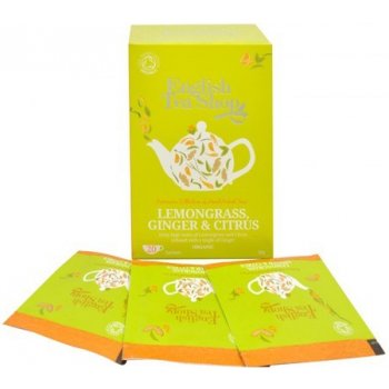 English Tea Shop Bio čaj CITRONOVÁ TRÁVA ZÁZVOR A CITRUSY 20 sáčků