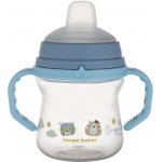 Canpol 56/612 hrnek FirstCup se silikonovým náustkem 150ml Bonjour modrý – Zboží Dáma