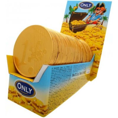 Only Čokoládová mince 72 x 21,5 g – Hledejceny.cz