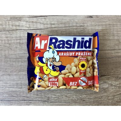 ArRashid arašídy pražené nesolené 100 g