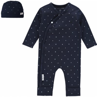 Noppies SET REMATA OVERAL A ČEPIČKA MODRÝ – Hledejceny.cz