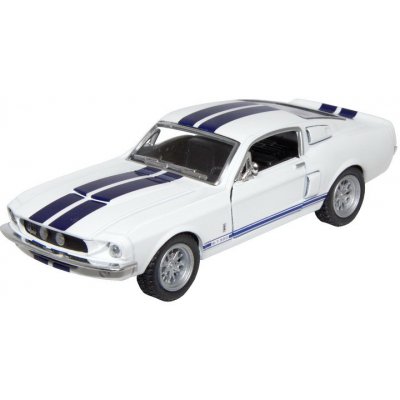 Kinsmart Ford Mustang Shelby GT-500 1967 bílý 1:38 – Sleviste.cz