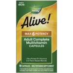 Natures Way Alive! Max6 Max Potency Daily Multivitamin 90 kapslí – Hledejceny.cz