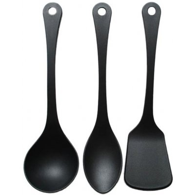 TORO Sada plastového náčiní KITCHISIMO Nero 3ks – Sleviste.cz