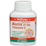 MedPharma Rutin 25 mg + Vitamin C, 67 tablet – Hledejceny.cz