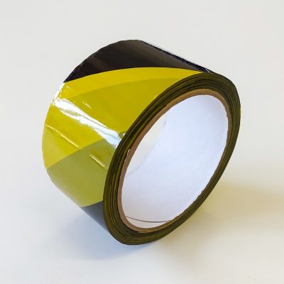 Lepicí páska žluto-černá 50x66 (mm x m) – Zboží Mobilmania