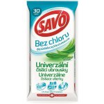 Savo Bez Chloru Univerzální čistící ubrousky Eukalyptus 30 ks – Zboží Dáma