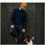 Kama Merino svetr 4062 modrý – Zbozi.Blesk.cz