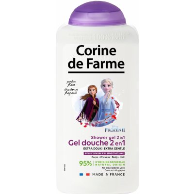 Corine de Farme Frozen II 2v1 šampon na vlasy a sprchový gel pro děti 300 ml – Zboží Dáma