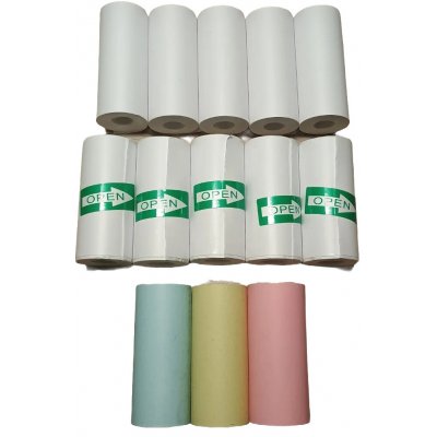 TP5725SET Sada termo papírů pro minitiskárny, šířka 57mm, průměr 25mm, 13 roliček – Zboží Živě