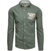 Pánská Košile Dstreet pánská košile zelená DX2277