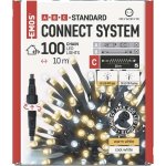 Emos D1AN02 Standard LED spojovací vánoční řetěz blikající 10 m venkovní teplá studená bílá – Zboží Dáma