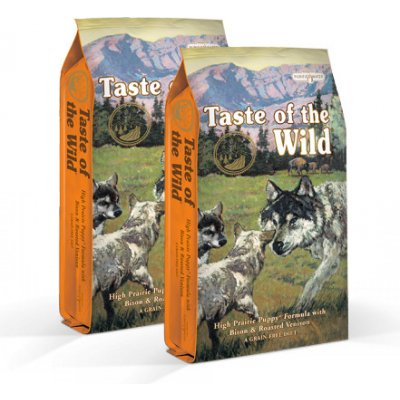 Taste of the Wild High Prairie Puppy 2 x 12,2 kg Za nákupku na prodejně
