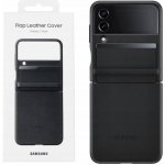 Samsung Z Flip4 kožené zadní Black EF-VF721LBEGWW – Zboží Mobilmania